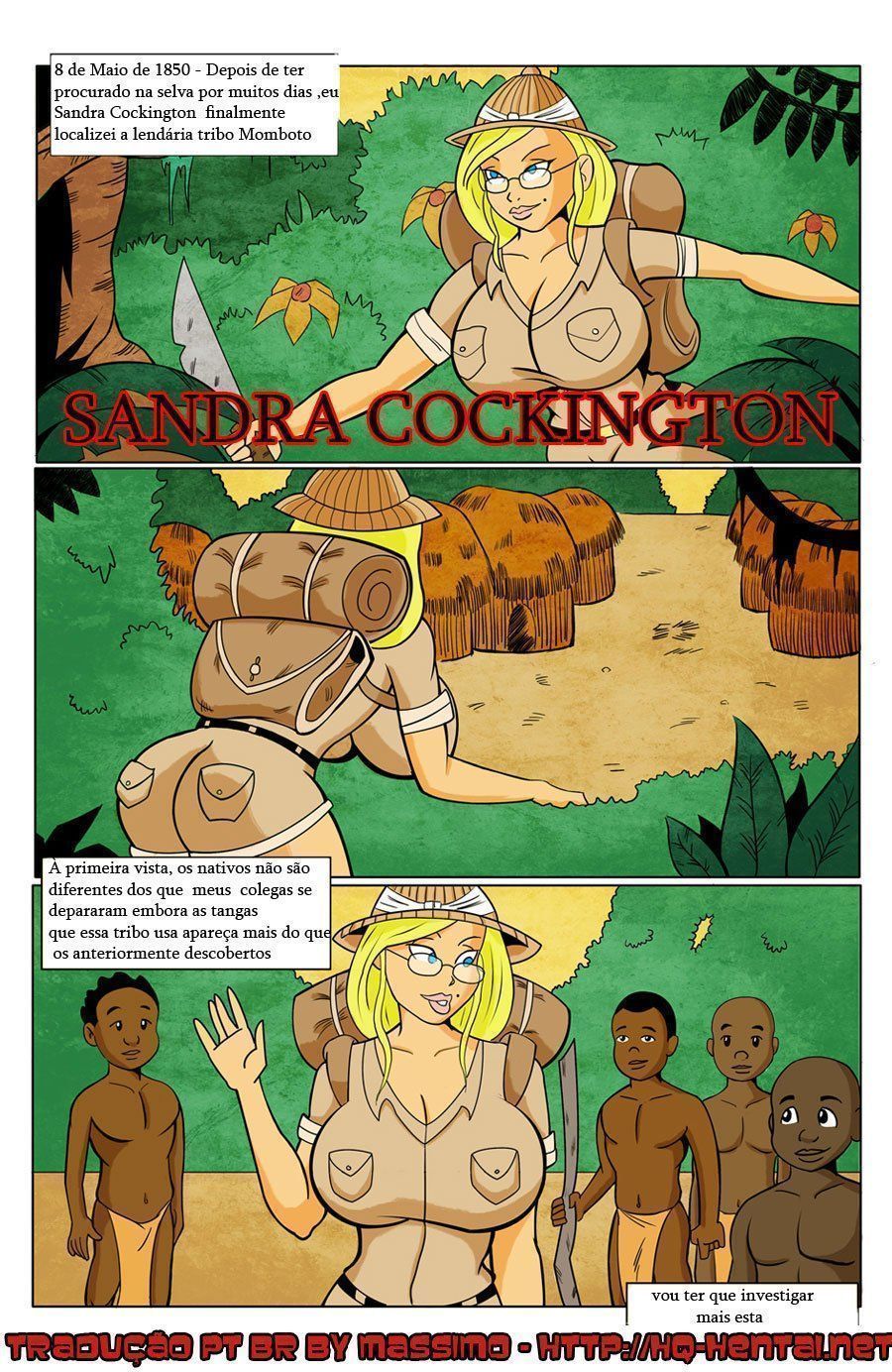 Sandra na tribo dos nativos dotados